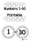 Printable Numbers 1-30