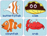 Printable Ocean Animals Word Wall Bulletin Board