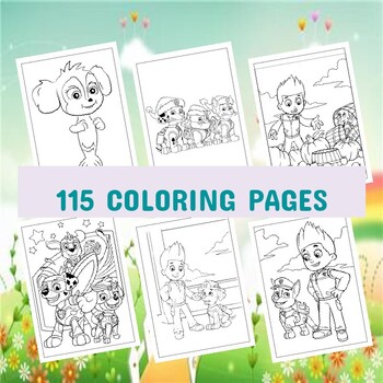 Get Creative with Our Large Collection of Printable Paw Patrol Coloring  Pages