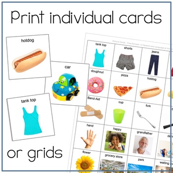 printable picture cards free photo card visuals for autism aac and ei