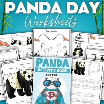 Preview of Printable Panda Day Life Cycle Worksheets for Kids