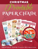 Printable Paper Chain Christmas Craft