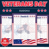Printable Patriotic Veterans Day , Patriots Day Sudoku Puz