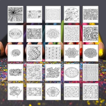 Creative Patterns - Coloring Book For Kids Ages 8-12 by GoPo Publish