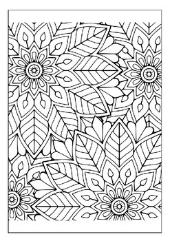 Creative Patterns - Coloring Book for Kids Ages 8-12: Teen Coloring Pages for Girls and Boys - 50 Mindful Illustrations - Includes Animals, Nature