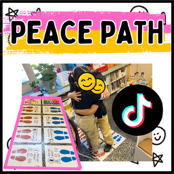 Preview of Printable Peace Path - No More Tattling - Social Emotional Learning Tool