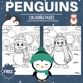 Printable Penguin Coloring Pages Sheets - Fun Winter Anima