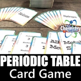 Printable Periodic Table Card Games: Elements 1 - 20
