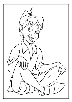 Peter Pan Coloring Book: Coloring Book for Kids and Adults with