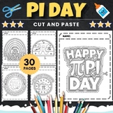Printable Pi day Quotes Cut And Paste Coloring Pages -Fun 