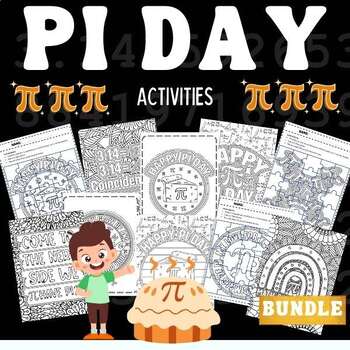 Preview of Printable Pi day quotes coloring pages - Fun Pi day Games & Activities