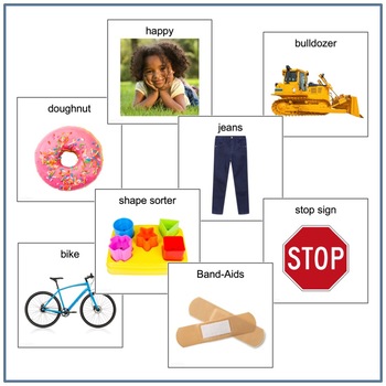 Printable Picture Cards Free Autism Photo Card Visuals Special Education Speech