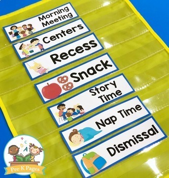 Printable Picture Schedule Cards for Preschool and Kindergarten by ...