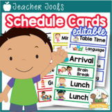 Printable Picture Schedule Cards for Preschool and Kindergarten