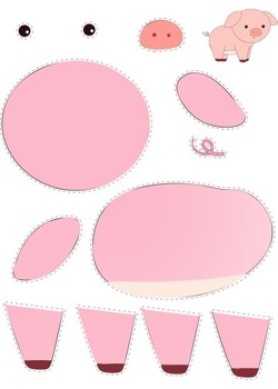Preview of Printable Pig Craft