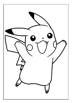 Free Printable Pikachu Coloring Pages For Kids