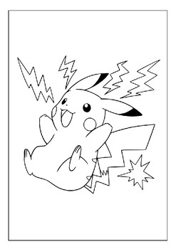 pokemon pikachu coloring pages