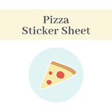 Printable Pizza Sticker Sheet