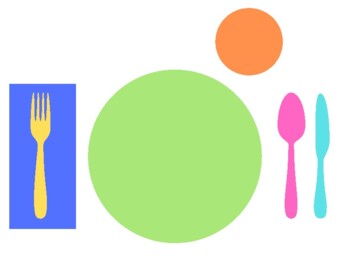 Preview of Printable Placemat Table Setting Montessori Waldorf