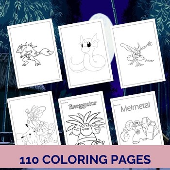 Pokemon Coloring Pages by Souly Natural Creations