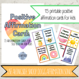 Printable Positive Affirmation Cards for Kids I Self Estee