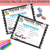 Printable Positive Teacher Mail