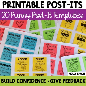 Preview of Printable Post-It Notes