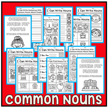 distance learning printable practice common nouns lk1b l11b