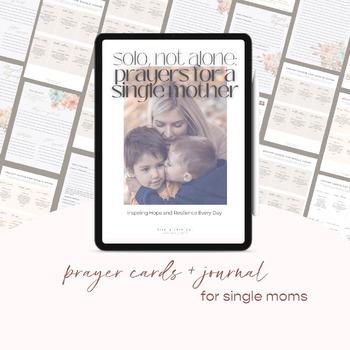 Preview of Printable Prayer Cards + Journal for Single Moms