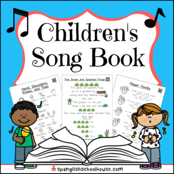 Preview of Printable Preschool Song Book with QR Codes
