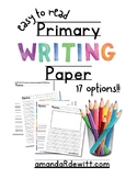 Printable Primary Writing Paper with Picture Box 2.0