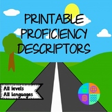 Printable Proficiency Descriptors