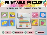 Printable Puzzles for Kids, Picture Puzzles, Instant Downl