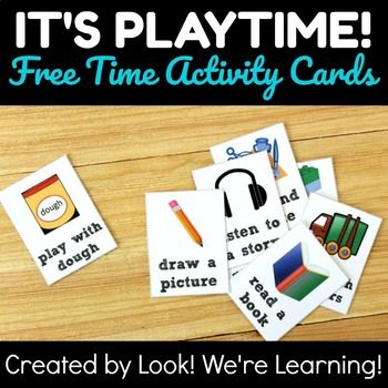 Preview of Quiet Time Activity Cards - It's Playtime!