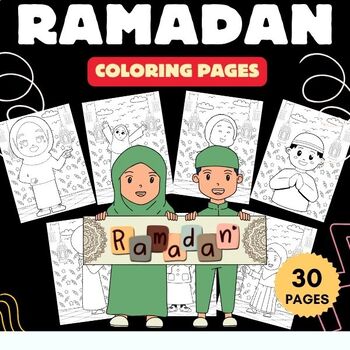 Preview of Printable Ramadan Coloring Pages Sheets - Fun Islamic Activities