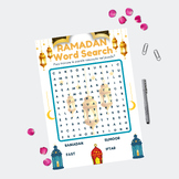 Printable Ramadan Eid-al-Fitr Word Search Puzzles With Sol
