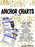 Printable Reading Comprehension Anchor Charts {BLUE}
