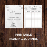 Printable Reading Journal - Great to Keep Track of Your Reading