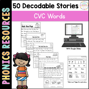 Preview of Decodable Passages: CVC Words