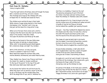 Printable Reading Poetry Poem Book Christmas Winter Poems and Poetic ...