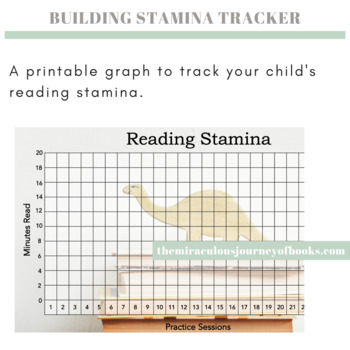 Preview of Printable Reading Stamina Graph Tracker