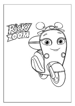 Printable Ricky Zoom Coloring Pages Collection: Entertainment for Kids