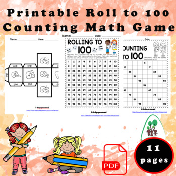 Roll to 100 Math Games! · Inspired Elementary