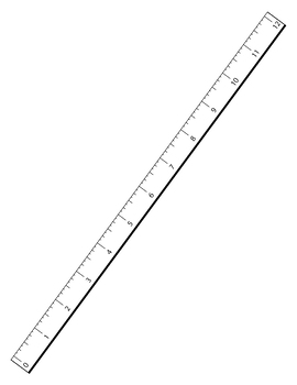 12 inch Printable Ruler by Andrew Chan
