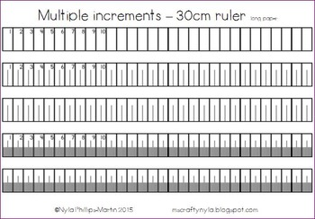 printable rulers by nylas crafty teaching teachers pay teachers