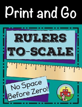 Preview of Printable Rulers (To-Scale)