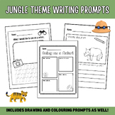 Printable Safari/Jungle Animal Theme Writing Prompts Packet