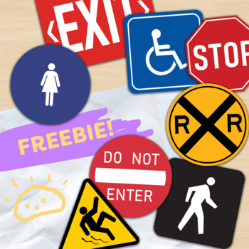 Preview of Printable Safety Signs (FREE)