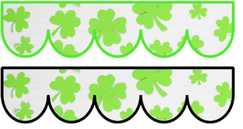 Preview of Printable Saint Patrick's Day Bulletin Board Borders for Classroom