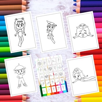 Printable Sea Princesses Coloring Pages Collection: Underwater Marvels